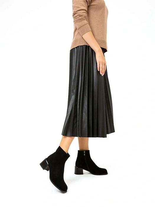 Женские ботильоны SOFIA-ALEXANDRA черные, артикул 17E-16614-H01