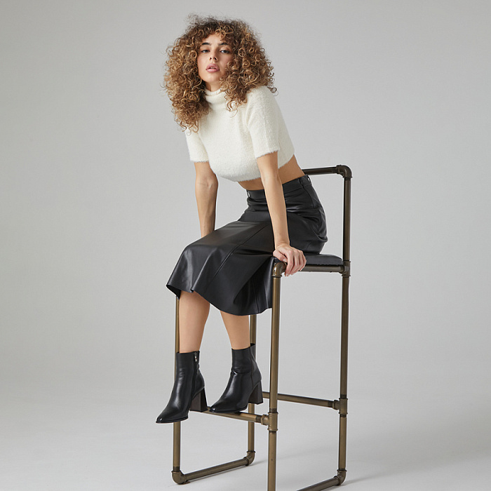 Женские ботильоны FEDERICA RODARI черные, артикул 7E-3H498-980