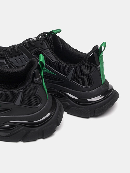 Мужские кроссовки BRUNO RENZONI  черные, артикул VK63-162392