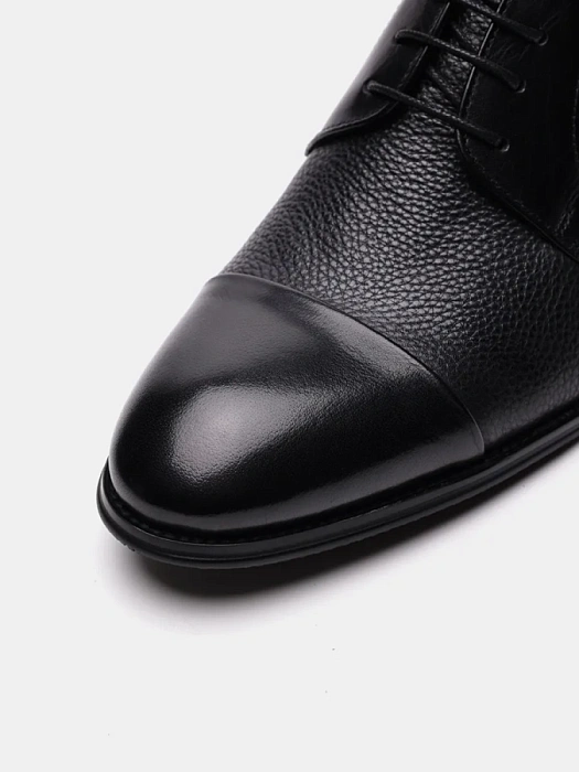 Мужские туфли basic BRUNO RENZONI  черные, артикул 5240A-758B