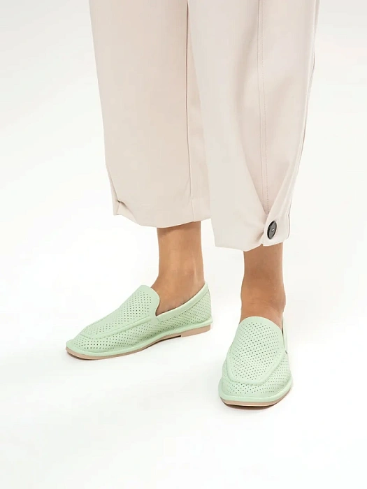 Женские туфли SOFIA-ALEXANDRA зеленые, артикул SA16794-WB/8-1