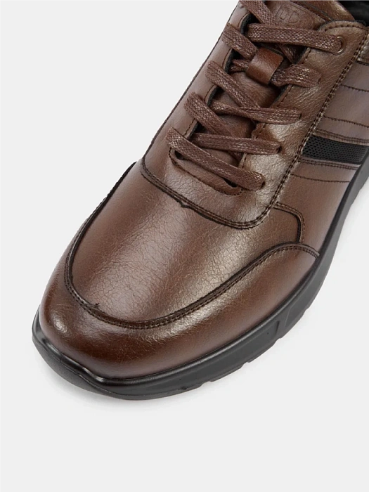 Мужские кроссовки BRUNO RENZONI  коричневые, артикул DSHD-DM001B