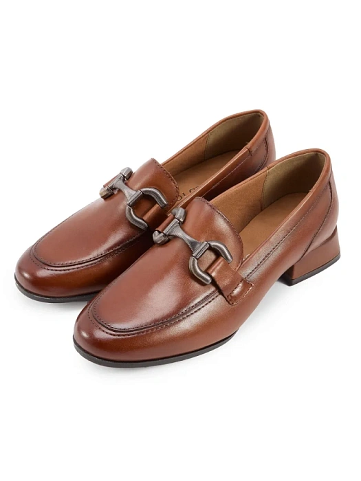 Женские лоферы MARCO TOZZI рыжие, артикул 2-24249-45-305