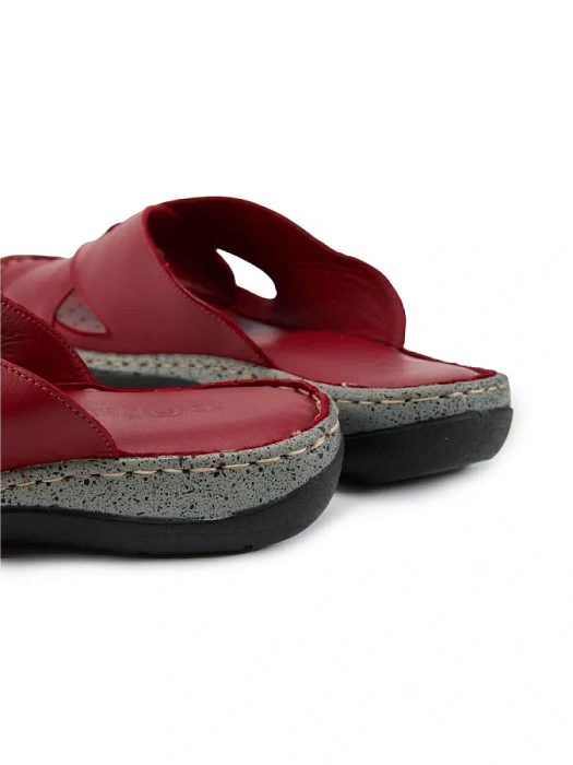 Женские сабо eObuv красные, артикул D25YT-1385-02