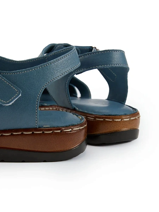 Женские туфли откр. basic eObuv синие, артикул D25YS-2550