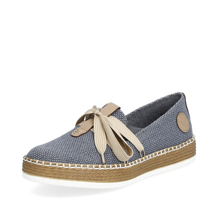 Женские туфли RIEKER голубые, артикул L7841-12