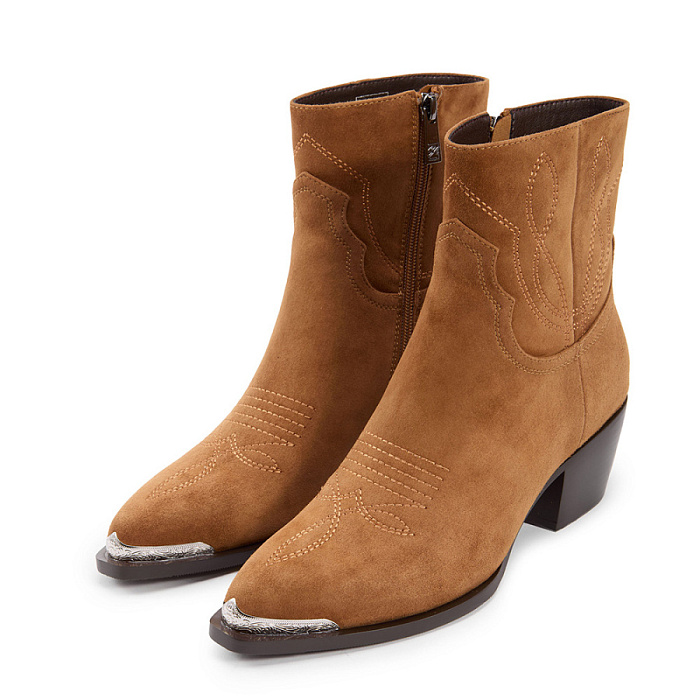 Женские казаки SOFIA-ALEXANDRA коричневые, артикул 31E-Z16452-F01