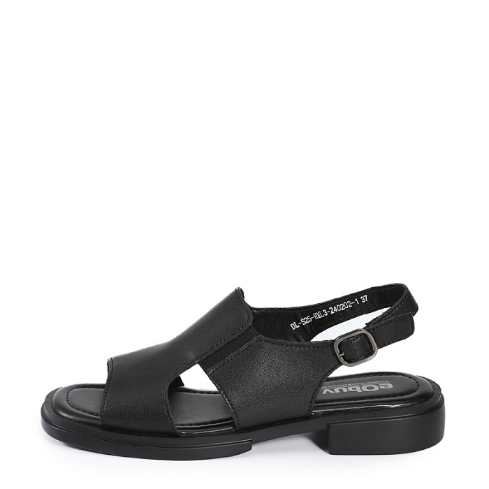 Женские сандалии eObuv черные, артикул DL-S25-HML3-240202-1