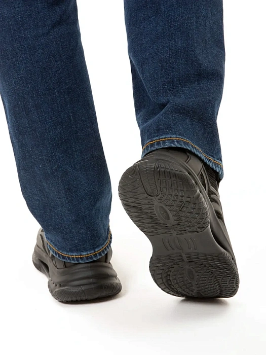 Мужские кроссовки BRUNO RENZONI  черные, артикул RH6600A