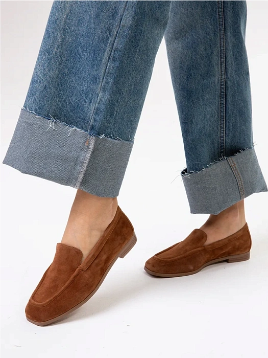 Женские лоферы SOFIA-ALEXANDRA бежевые, артикул 38E-HF695-A