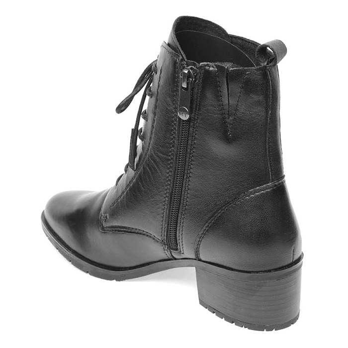 Женские ботинки basic MARCO TOZZI черные, артикул 2-2-25114-27 002 BLACK ANTIC