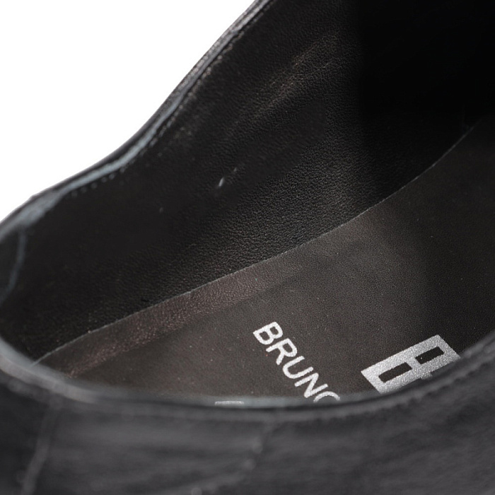 Мужские туфли basic BRUNO RENZONI  черные, артикул 125-816-262-1