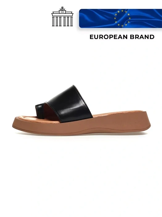 Женские сабо eObuv черные, артикул EO-G-121-24-1