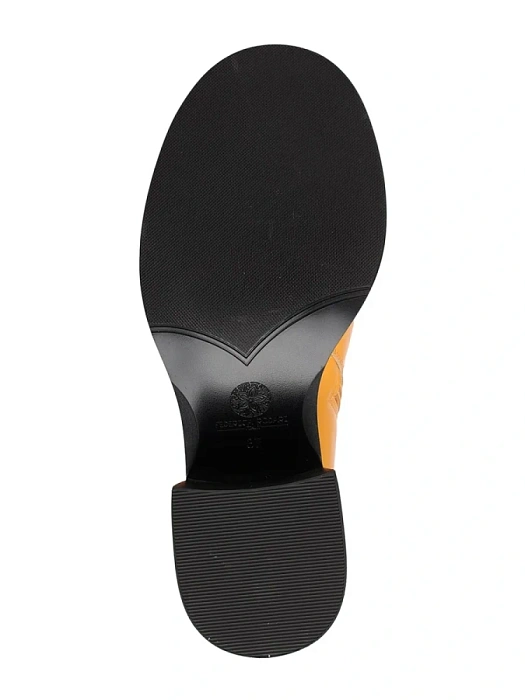 Женские ботинки FEDERICA RODARI ярко-желтые, артикул 7EOB-FH1550-5-890-2