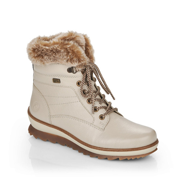 Женские ботинки basic REMONTE бежевые, артикул R8477-60