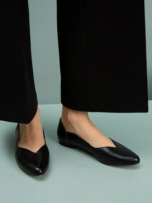 Женские балетки CAPRICE черные, артикул 9-22200-42-022