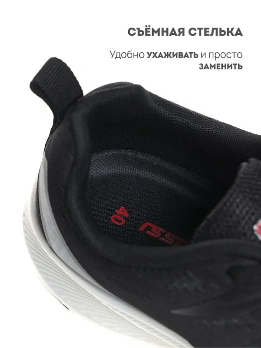 Женские кроссовки RS SPORT черные, артикул LH233A54W_BLACK