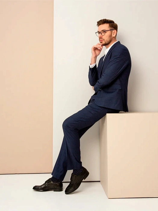 Мужские дерби BRUNO RENZONI  черные, артикул 5381A-728A