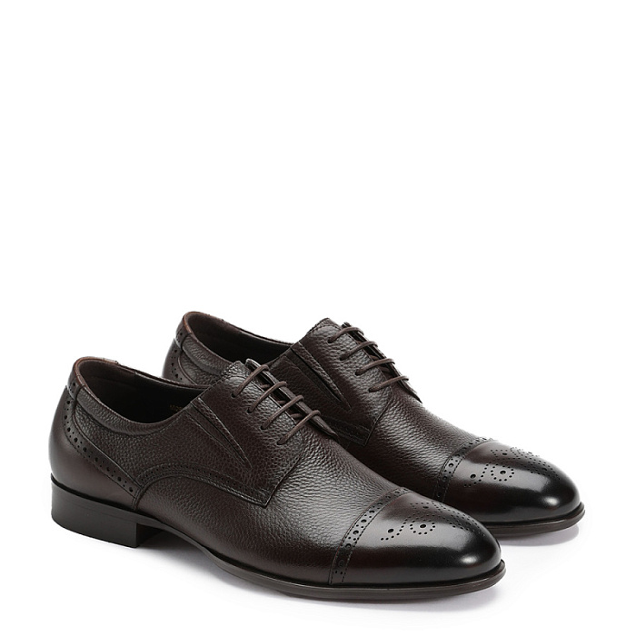 Мужские туфли BRUNO RENZONI  коричневые, артикул 5526A-707D