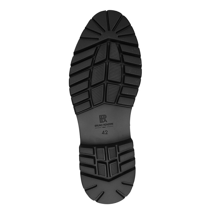 Мужские ботинки basic BRUNO RENZONI  черные, артикул YS971X-F1A-R