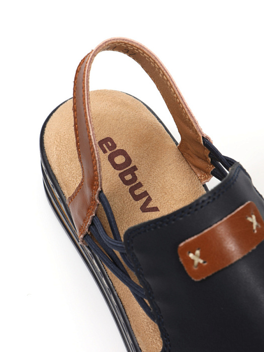 Женские сандалии eObuv синие, артикул NU829-011