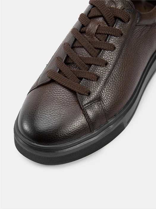 Мужские кеды BRUNO RENZONI  коричневые, артикул 523020-116