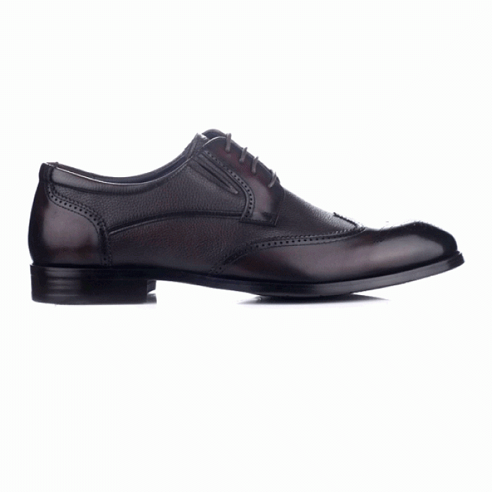 Мужские туфли basic BRUNO RENZONI  коричневые, артикул YS397AB-K3D