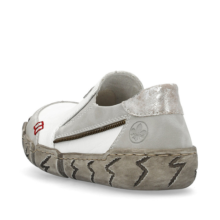 Женские слипоны RIEKER серые, артикул L0359-80