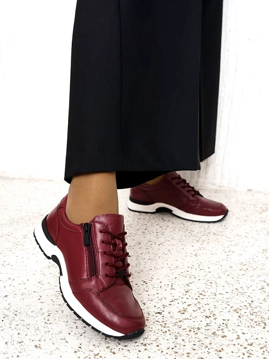 Женские кроссовки eObuv бордовые, артикул 9-73755-41-540