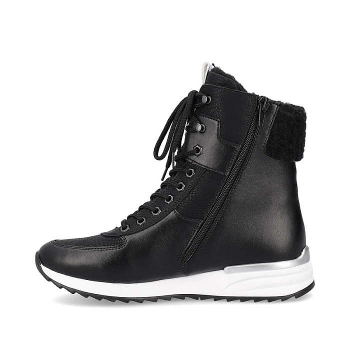 Женские ботинки basic RIEKER черные, артикул X8003-00