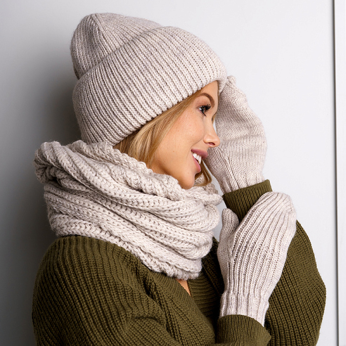 Головной убор FEDERICA RODARI, артикул FD403/19_beige