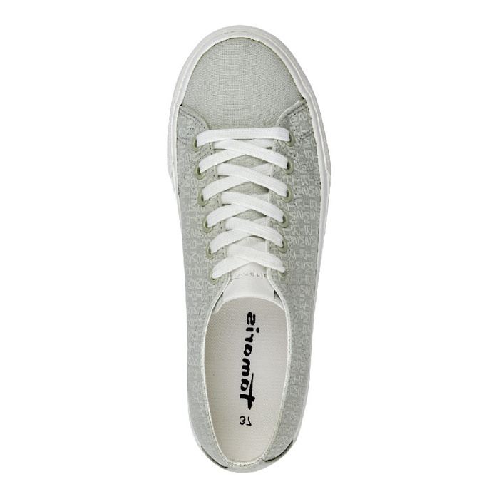 Женские кеды TAMARIS зеленые, артикул 1-1-23786-20-760