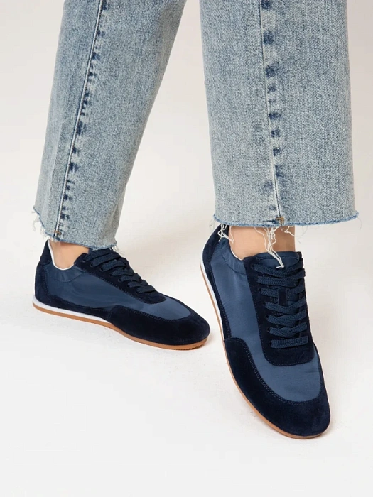 Женские кроссовки SOFIA-ALEXANDRA синие, артикул LT191-2-1-B