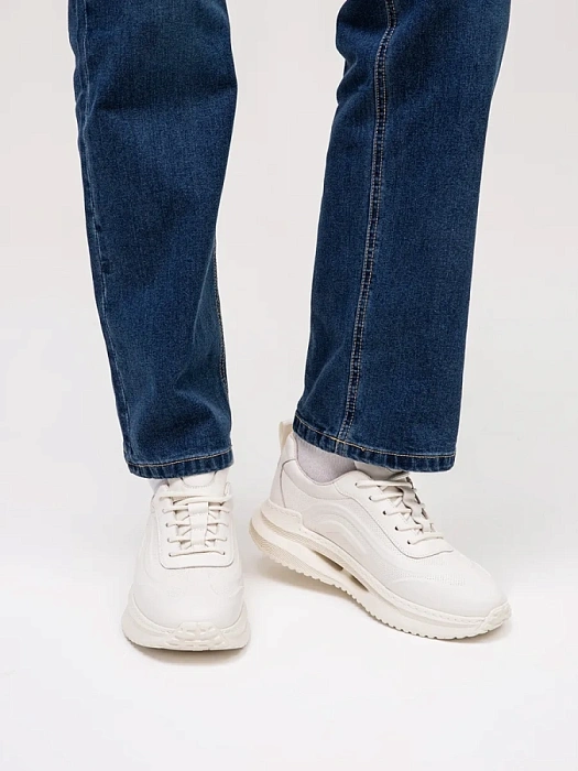 Мужские кроссовки BRUNO RENZONI  белые, артикул SY52302-2