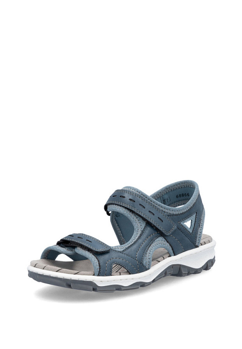 Женские сандалии RIEKER синие, артикул 68866-12