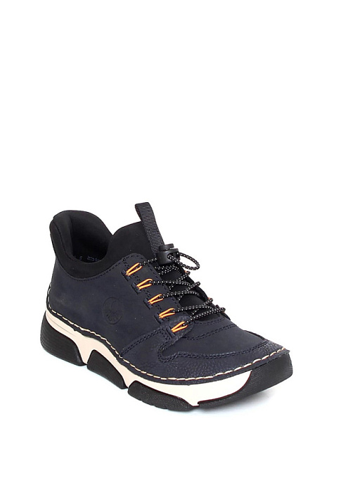 Женские ботинки RIEKER синие, артикул 45963-14