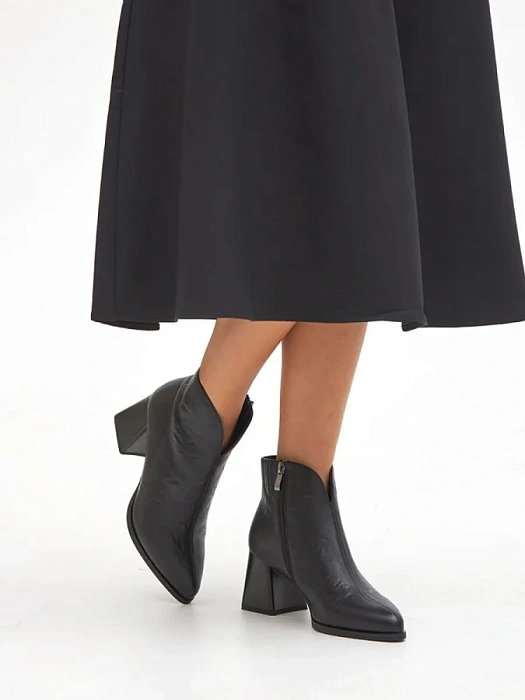 Женские ботильоны SOFIA-ALEXANDRA черные, артикул 17E-17170-F02