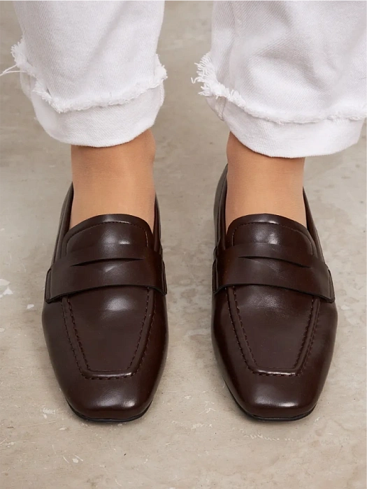 Женские туфли FEDERICA RODARI коричневые, артикул 4E-5136-202B-25W