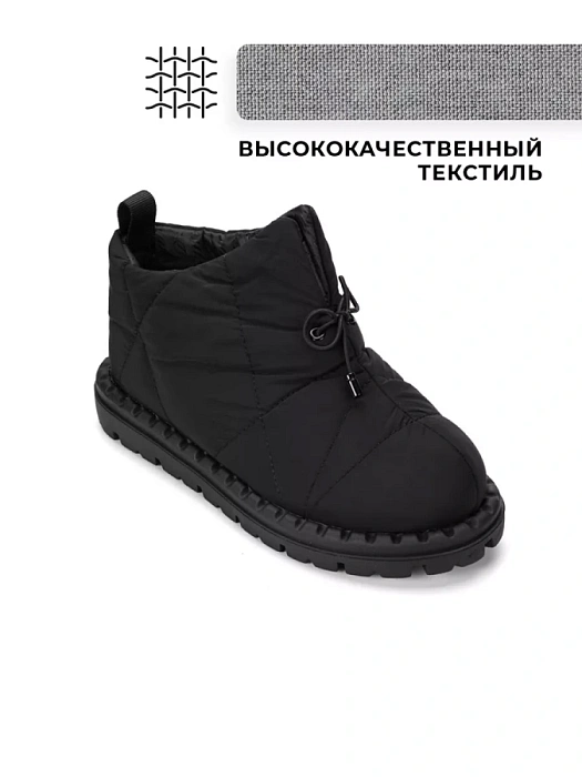 Женские ботинки Donna Daniella  черные, артикул 22W9-32-101Z