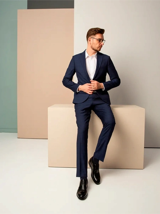 Мужские туфли BRUNO RENZONI  черные, артикул G189AB-G37A-BNP