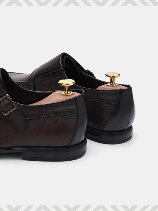 Мужские монки BRUNO RENZONI  коричневые, артикул BR16769-MB