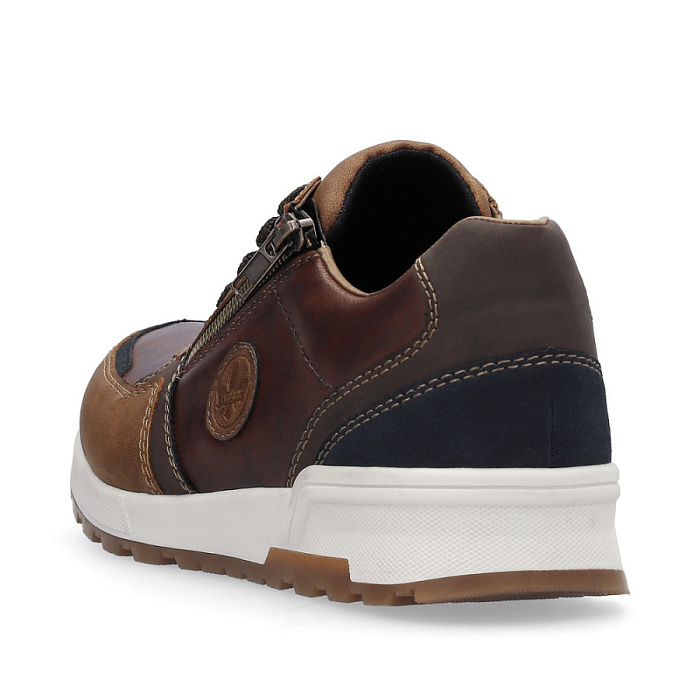 Мужские кроссовки RIEKER коричневые, артикул 15130-25