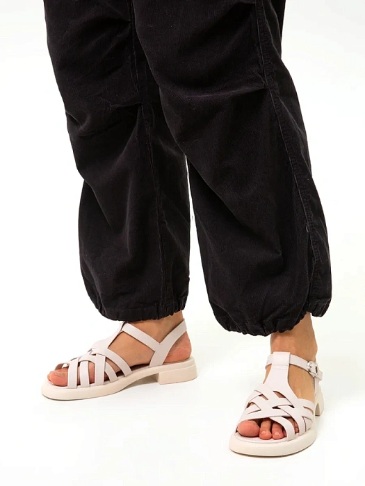 Женские сандалии Donna Daniella  бежевые, артикул 31W26-12-108-1