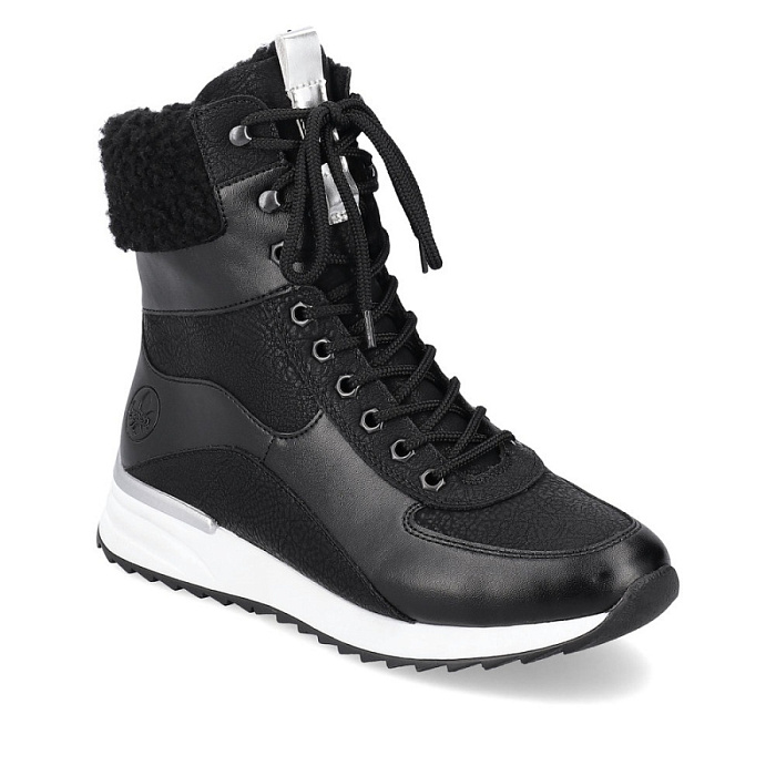 Женские ботинки basic RIEKER черные, артикул X8003-00