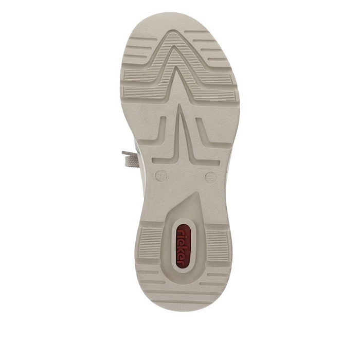 Женские кроссовки RIEKER бежевые, артикул M0058-60