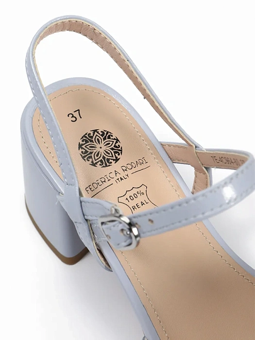 Женские босоножки  FEDERICA RODARI фиолетовые, артикул 7E-4C964-80