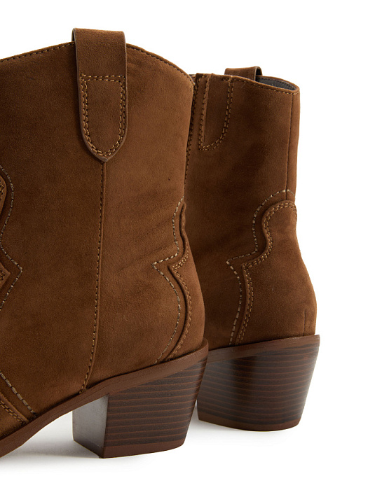 Женские казаки FEDERICA RODARI коричневые, артикул 7E-5C418-6-25W