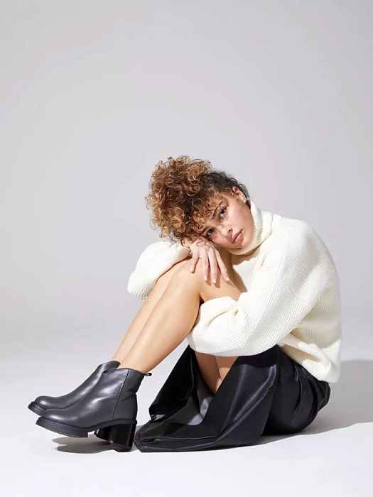 Женские ботильоны FEDERICA RODARI серые, артикул 38E-HF19-618R2