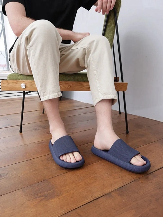 Мужские сабо BRUNO RENZONI  синие, артикул 437267/01-02BR