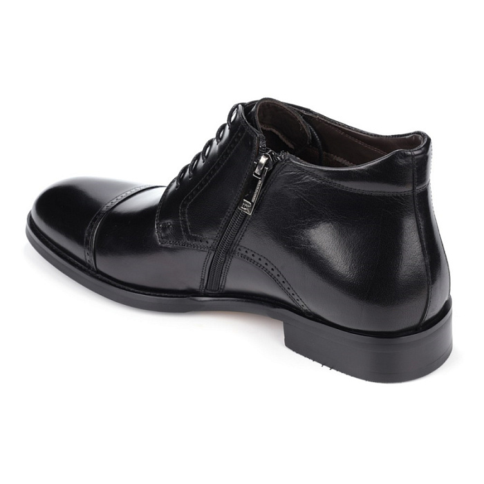 Мужские ботинки basic BRUNO RENZONI  черные, артикул 5408X-705C-1-R
